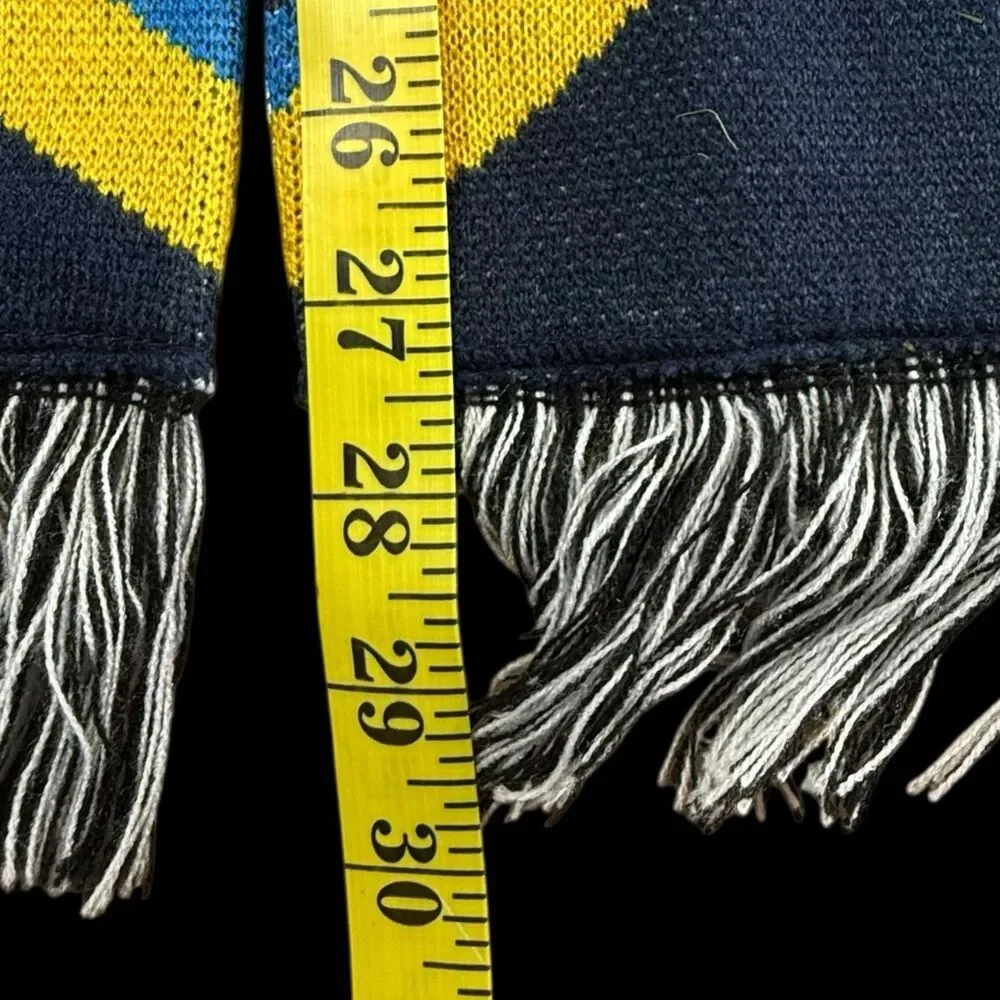 LA Galaxy MLS Adidas Scarf Navy Gold White Soccer Football‎